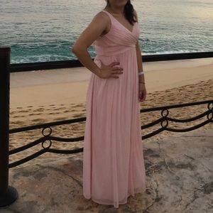 David’s Bridal Bridesmaid Dress in Petal